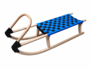 Dřevěné sáně 110cm modré A2041