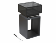 Ohniště Cattara CUBE s mřížkou 74cm 