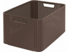 Úložná nádoba CURVER, 30 l, hnědá, 43,6×32,6×23 cm