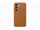 Samsung Kožený zadní kryt pro Samsung Galaxy S23+ Camel