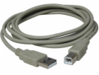 USB USB-A Logo Cable-USB-B 3M Grey (10219)