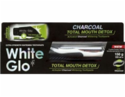 Bílé glo uhlí celkové ústa detoxikační sada zubní pasty 100 ml + kartáč