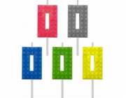 GoDan Narozeninová svíčka Klocki, číslo 0, výška 5,5 cm jedna velikost