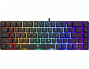 Klávesnice White Shark Whiteshark, Ronin Czarna membránová klávesnice