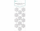 Dalprint 3D DPCRAFT třpytivé samolepky Snowflakes 12 ks.