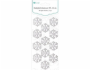 Dalprint 3D DPCRAFT třpytivé samolepky Snowflakes 12 ks.