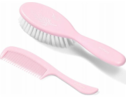 BabyOno Pink Baby Ono kartáč a hřeben pro děti