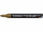 Donau DONAU D-Oil olejový popisovač, kulatý, 2,8 mm, zlatý