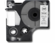 Qoltec qoltec páska na dymo d1 43613 | 6 mm x 7m | Bílý/černý tisk