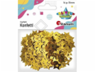 Titanové konfety zlaté hvězdy 14g