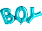 Fóliový balónek Party Deco BOY, modrý, 67x29 cm, univerzální