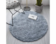 Strado Kulatý koberec Shaggy Strado 150x150 SilverFur (Light Grey) univerzální