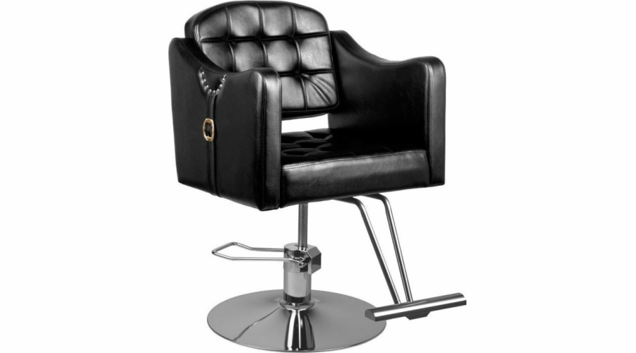 Activeshop Hair System System Hairdressing Chair 0-90 Black