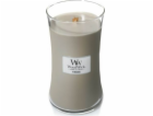 Svíčka oválná váza WoodWick, Oheň v krbu, 609.5 g