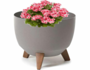Lamela Flower Pot 3 Klíšťové nohy Roma Anthracite H: 23 cm 29x29