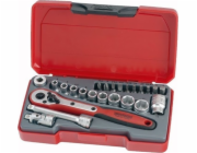 Sada zásuvek na nářadí Teng 1/4 24ks (167920107)