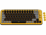 Logitech Pop Keys Wiveless Black and Yellow FR (920-010722)