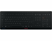Třešňová klávesnice třešňové třešňové klávesnice bezdrátová klávesnice RF + USB qwertz německá černá