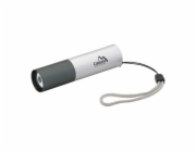 Svítilna kapesní LED 120lm ZOOM nabíjecí SILVER CATTARA