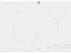 Electrolux EIV83443BW hob White Built-in Zone induction h...