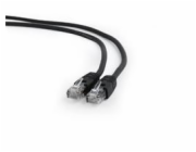 Gembird RJ-45 / RJ-45, Cat 6, U / UTP, 0,25 m, černá (PP6U-0,25 M / BK)