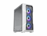 Cooler Master case MasterBox TD500 MESH V2 White, ATX, bez zdroje, průhledná bočnice, bílá