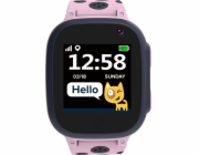 CANYON smart hodinky Sandy KW-34 PINK/GREY,1.44", Nano SIM, SOS tlačítko, GPS+LBS, kamera, volání, perimetr