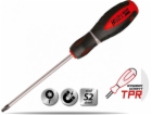 Dedra Torx T30X100mm šroubovák, ocel S2, 3-materiální ruk...