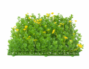 Umělá tráva, zeleno-žlutá, 25x25cm