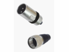 Omnitronic XLR zástrčka 3-pin na kabel, balení 10ks