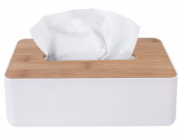 Krabička na papírové kapesníky Whitney plast / dřevo