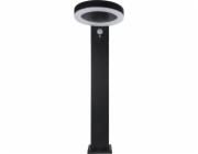 REV LED Solar Light Round black