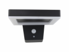 REV LED Solar Wandleuchte Square schwarz