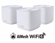 ASUS ZenWiFi XD4 Plus 3-pack white Wireless AX1800 Dual-band Mesh WiFi 6 System