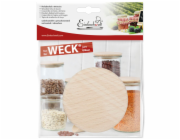WECK Wooden Lid 80mm Beech