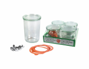 WECK Sturzglas 0,75l 4er Pack