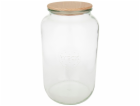 WECK Round Rim Jar 3l with Wooden Lid
