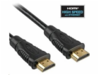 PremiumCord HDMI High Speed + Ethernet kabel, zlacené kon...