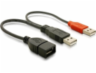 Delock Napájecí kabel USB A samice z 2xUSB A samec. délka...