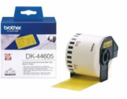 Brother - DK 44605 (papírová role žlutá 62mm x 30,48m) - snadno odstranitelná