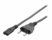 equip napajecí kabel pro notebooky, euro, černý 1,8m