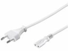 PREMIUMCORD Kabel síťový 230V k magnetofonu 3m bílý