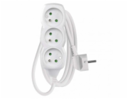 EMOS Prodlužovací kabel 3 zásuvky 1,5m, bílý