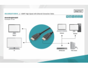 Vysokorychlostní kabel Digitus HDMI s Ethernetem, typ A
