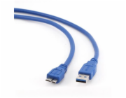 GEMBIRD Kabel USB A-B micro 1,8m 3.0, modrý