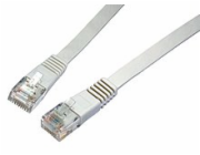 SOLARIX patch kabel plochý CAT5E UTP LSOH 10m šedý