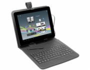 Tracer pouzdro pro tablet 7'' s klávesnicí, micro USB, eko kůže, černé