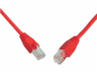 SOLARIX patch kabel CAT6 SFTP PVC 1m červený