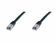 Digitus Patch Cable, S-FTP, CAT 6, AWG 27/7, LSOH, Měď, černý 3m
