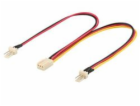 PREMIUMCORD Rozdvojka pro napájení ventilátorů 3pin TX 22cm